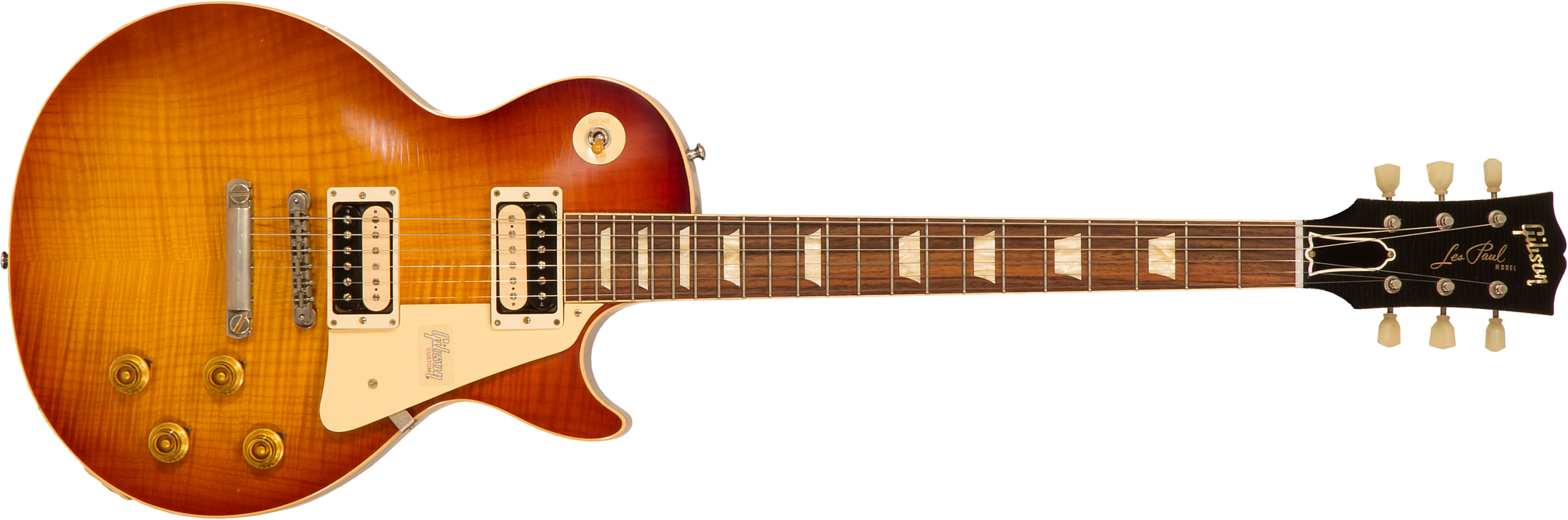 Gibson Custom Shop M2m Les Paul Standard 1958 2h Ht Rw #89904 - Kentucky Bourbon Fade - Single cut electric guitar - Main picture