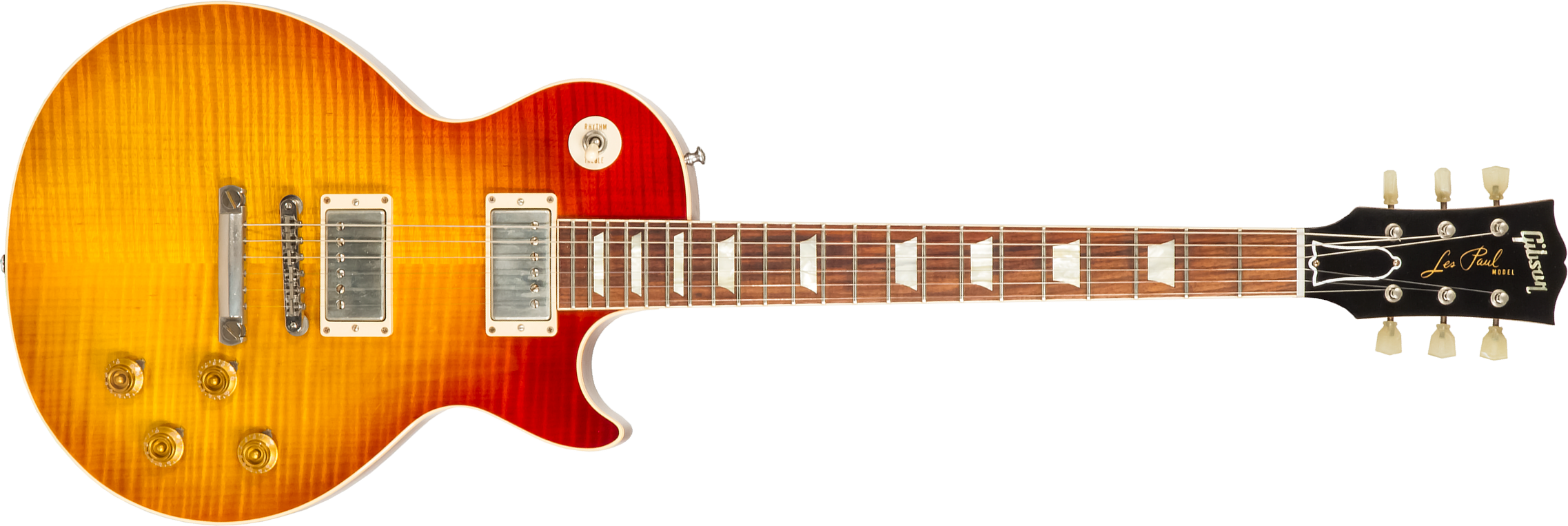 Gibson Custom Shop M2m Les Paul Standard 1959 2h Ht Rw #93133 - Vos Amber Burst - Single cut electric guitar - Main picture
