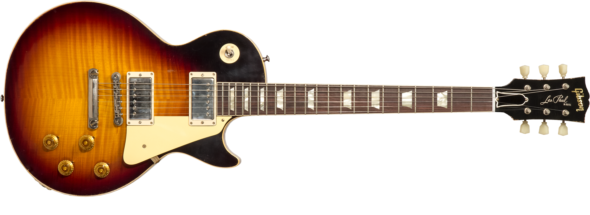 Gibson Custom Shop M2m Les Paul Standard 1959 Reissue 2h Ht Rw #932163 - Murphy Lab Light Aged Dark Burst - Single cut electric guitar - Main picture