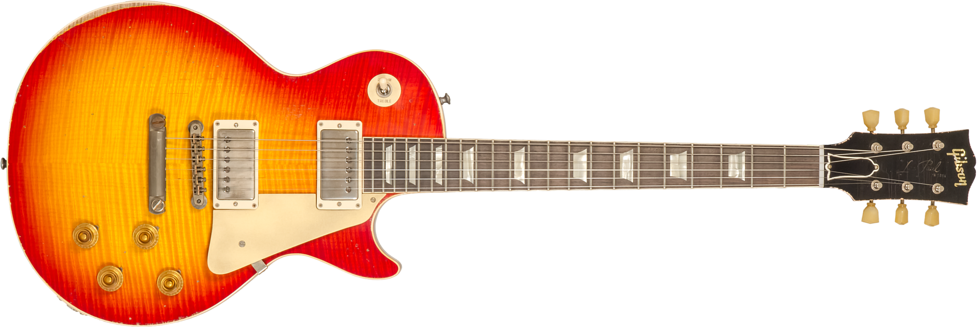 Gibson Custom Shop M2m Les Paul Standard 1959 Reissue 2h Ht Rw #934298 - Murphy Lab Ultra Heavy Aged Washed Cherry Sunburst - Single cut electric guit