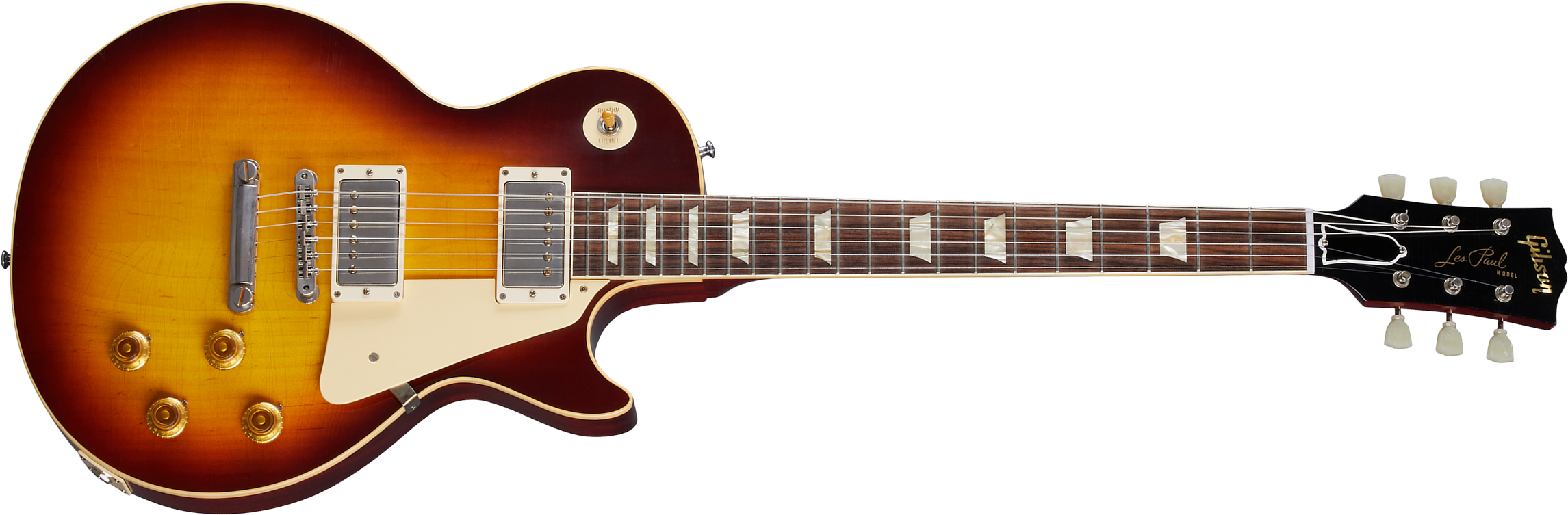 Gibson Custom Shop Murphy Lab Les Paul Standard 1958 Reissue 2h Ht Rw - Ultra Light Aged Bourbon Burst - Single cut electric guitar - Main picture