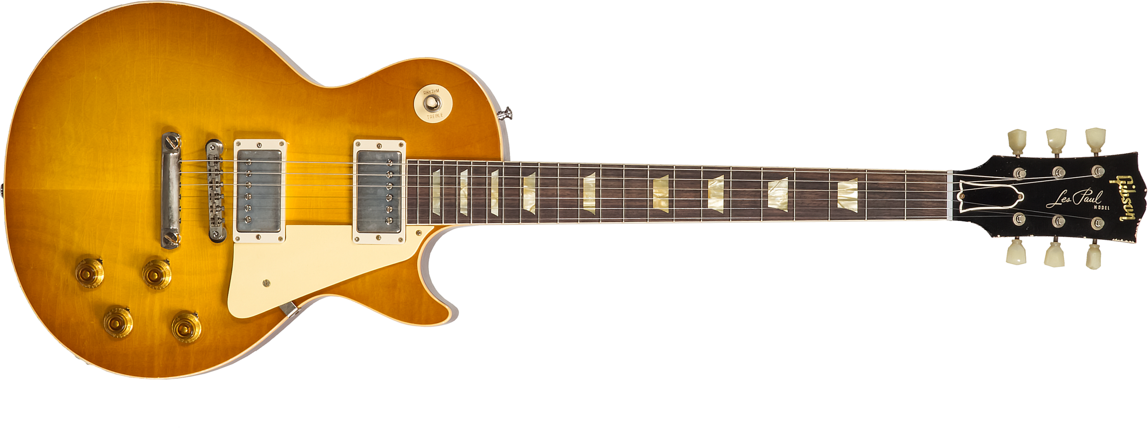 Gibson Custom Shop Murphy Lab Les Paul Standard 1958 Reissue 2h Ht Rw #821279 - Light Aged Lemon Burst - Single cut electric guitar - Main picture