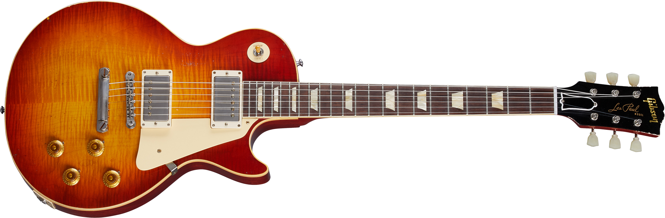 Gibson Custom Shop Murphy Lab Les Paul Standard 1959 Reissue 2h Ht Rw - Light Aged Cherry Tea Burst - Single cut electric guitar - Main picture