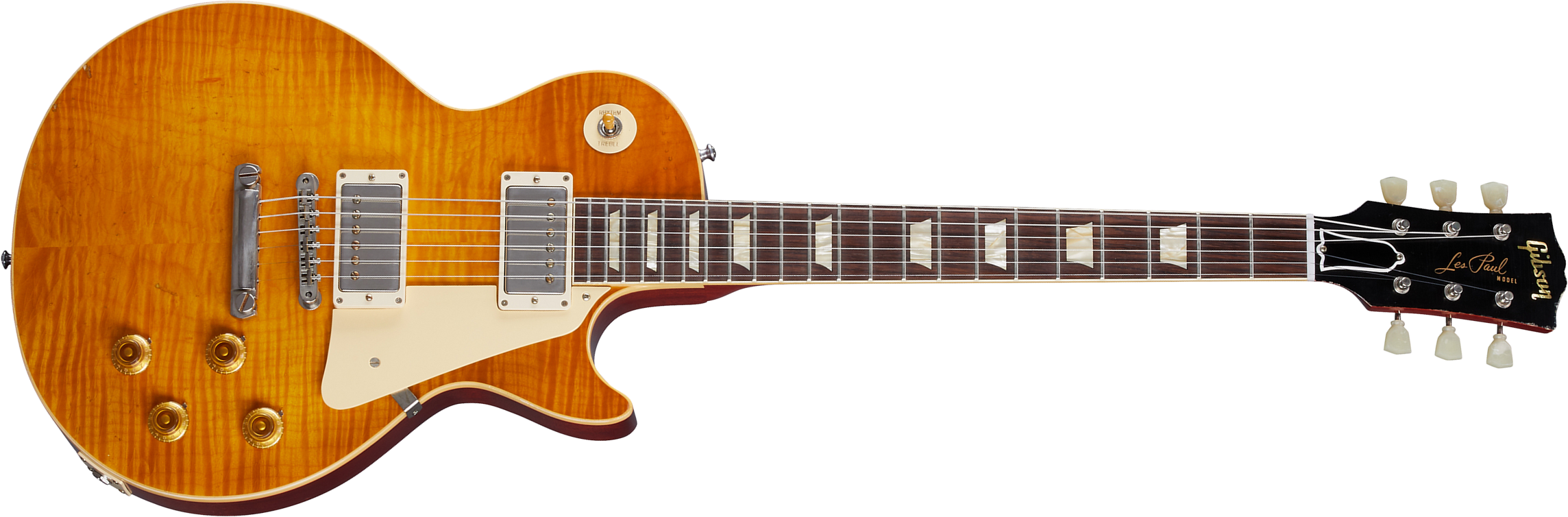 Gibson Custom Shop Murphy Lab Les Paul Standard 1959 Reissue 2h Ht Rw - Light Aged Dirty Lemon - Single cut electric guitar - Main picture