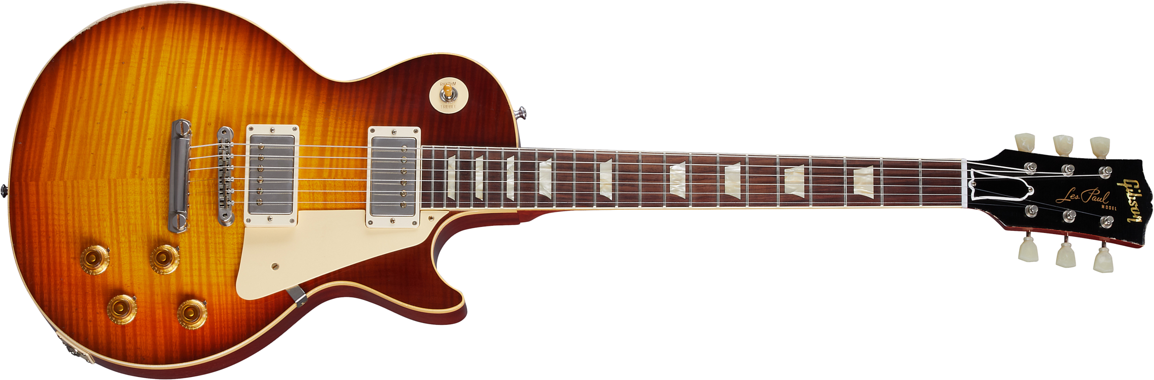 Gibson Custom Shop Murphy Lab Les Paul Standard 1959 Reissue 2h Ht Rw - Light Aged Royal Tea Burst - Single cut electric guitar - Main picture