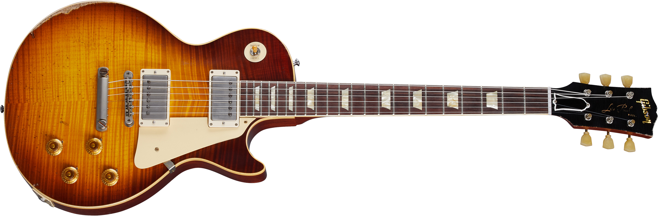 Gibson Custom Shop Murphy Lab Les Paul Standard 1959 Reissue 2h Ht Rw - Heavy Aged Slow Iced Tea Fade - Single cut electric guitar - Main picture