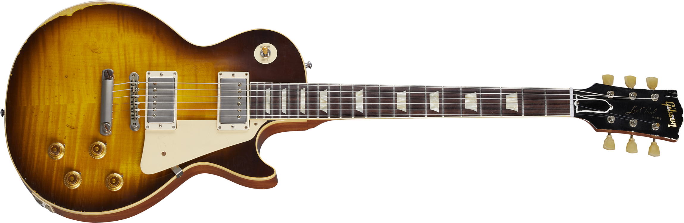 Gibson Custom Shop Murphy Lab Les Paul Standard 1959 Reissue 2h Ht Rw - Ultra Heavy Aged Kindred Burst - Single cut electric guitar - Main picture