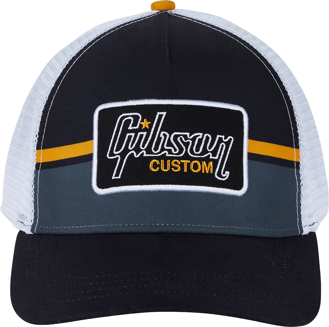 Gibson Custom Shop Premium Trucker Snapback - Taille Unique - Cap - Main picture