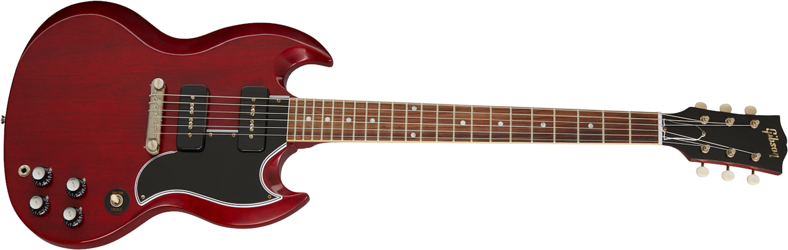 Gibson Custom Shop Sg Special 1963 Reissue 2p90 Ht Rw - Vos Cherry Red - Double cut electric guitar - Main picture