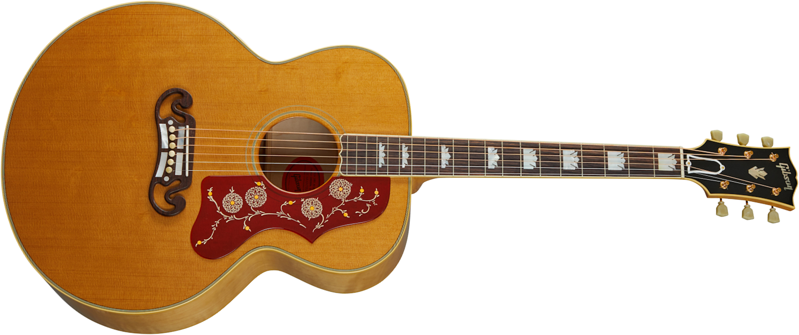 Gibson Custom Shop Sj-200 1957 Super Jumbo Epicea Erable Rw - Vos Antique Natural - Acoustic guitar & electro - Main picture