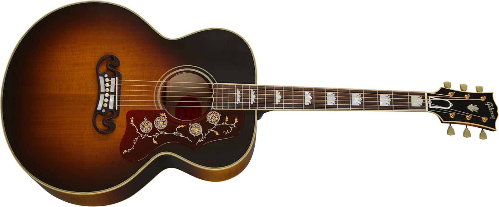 Gibson Custom Shop Sj-200 1957 Super Jumbo Epicea Erable Rw - Vos Vintage Sunburst - Acoustic guitar & electro - Main picture