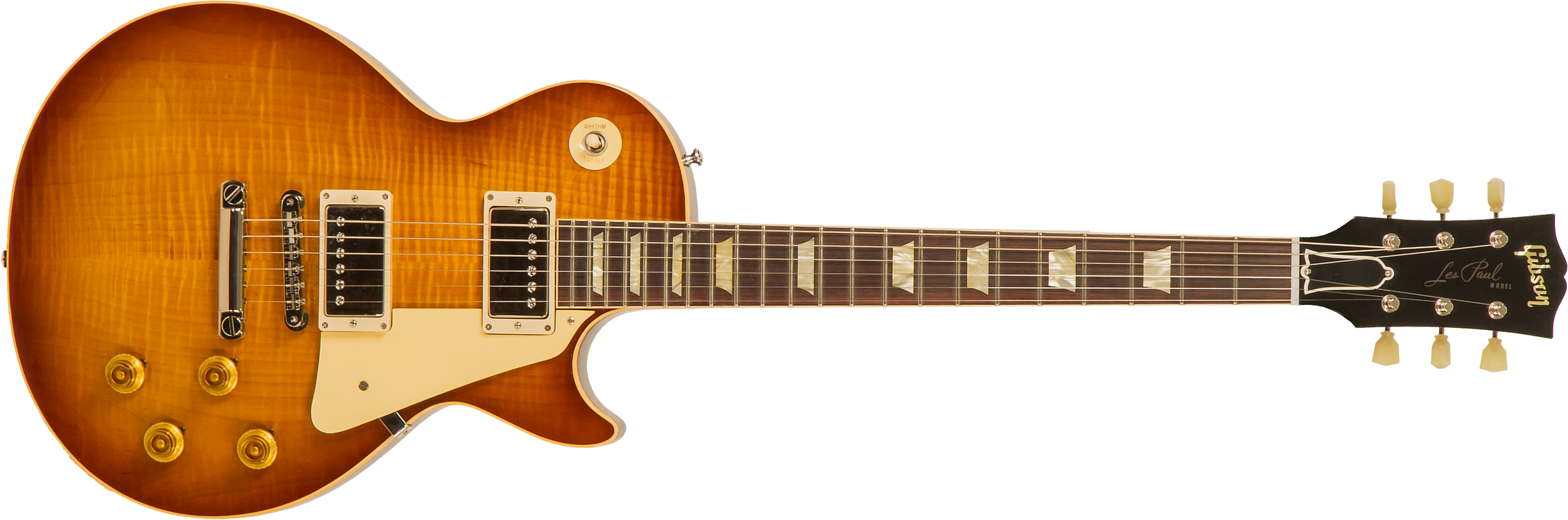 Gibson Custom Shop Standard Historic Les Paul Standard 1959 2h Ht Rw - Gloss Lemonburst - Single cut electric guitar - Main picture