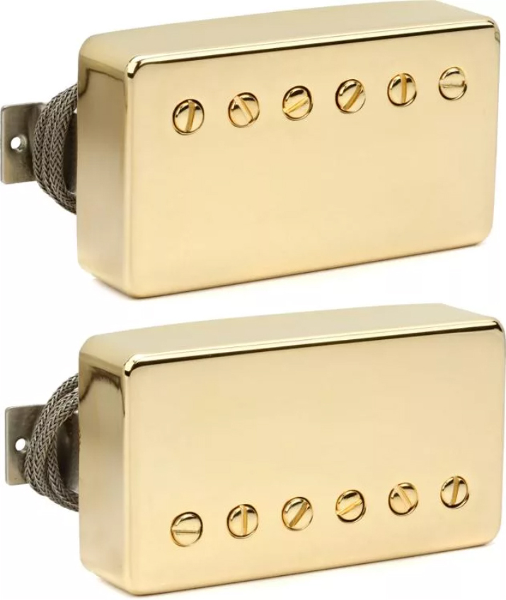 Gibson Custombucker Matched Set Historic Collection 2h Alnico-3 2c True Historic Gold - Electric guitar pickup - Main picture