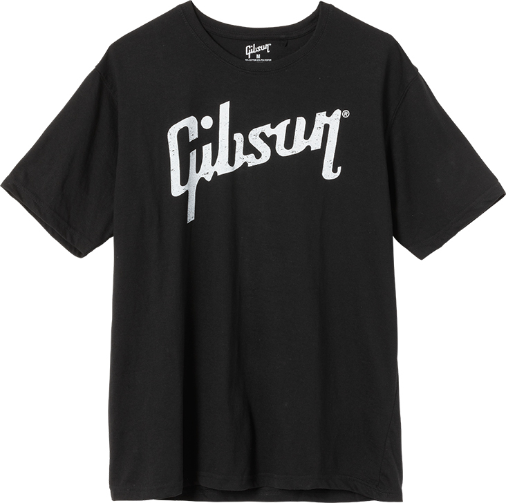 Gibson Distressed Logo T Large Black - L - T-shirt - Main picture