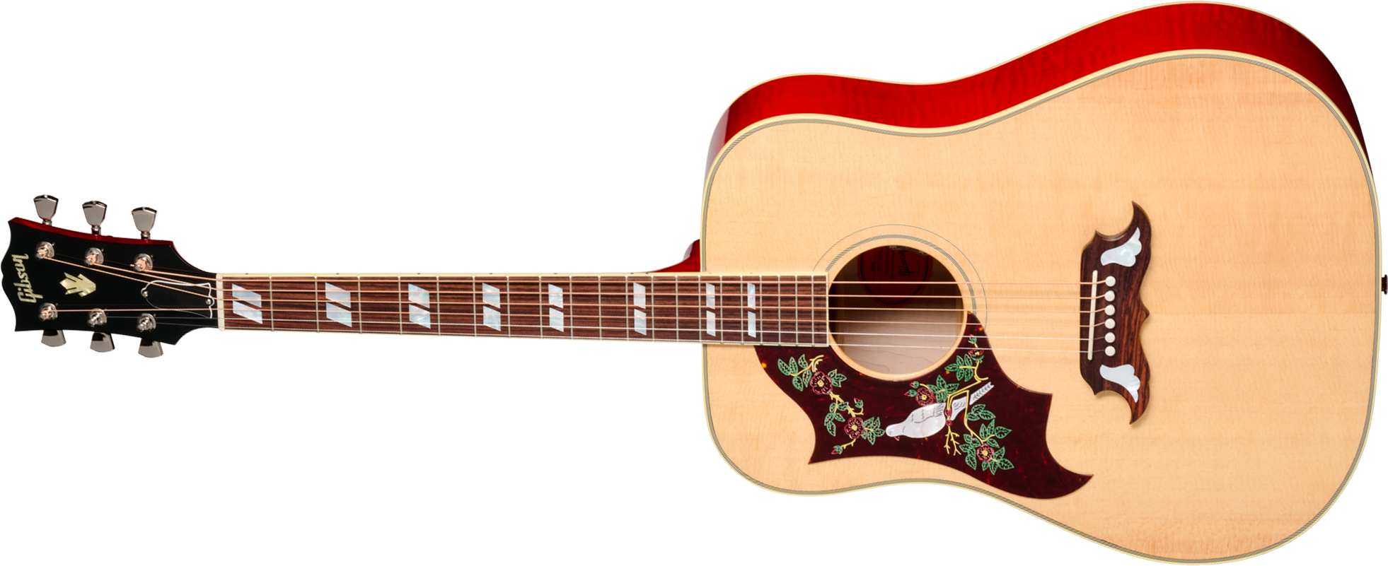 Gibson Dove Lh Original (baggs Hifi Dna) Dreadnought Gaucher Epicea Erable Rw - Antique Natural - Folk guitar - Main picture