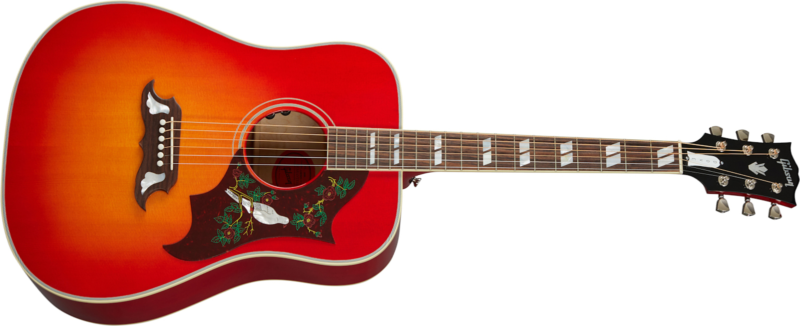 Gibson Dove Original 2020 Dreadnought Epicea Erable Rw - Vintage Cherry Sunburst - Electro acoustic guitar - Main picture
