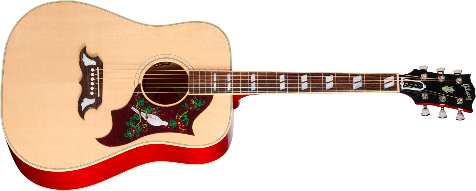 Gibson Dove Original (baggs Hifi Dna) Dreadnought Epicea Erable Rw - Antique Natural - Folk guitar - Main picture