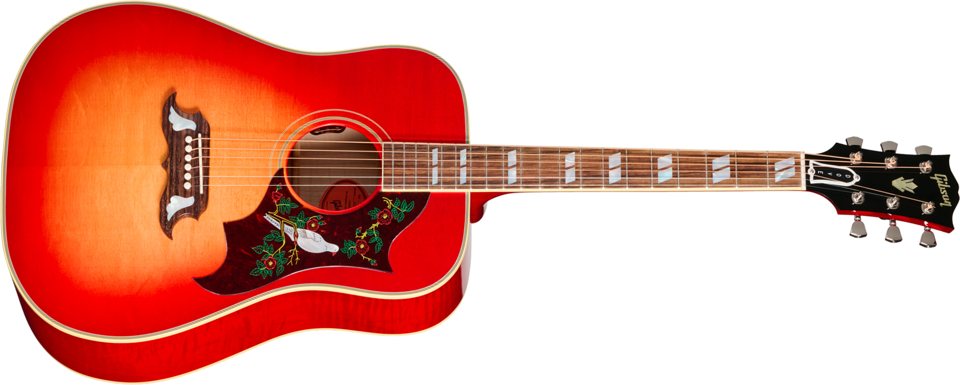 Gibson Dove Original (baggs Hifi Dna) Dreadnought Epicea Erable Rw - Vintage Cherry Sunburst - Folk guitar - Main picture