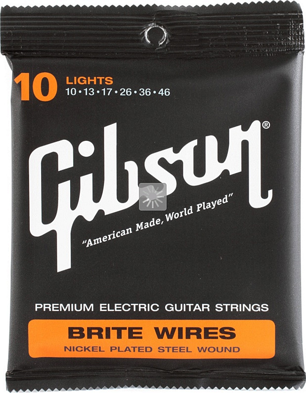 Gibson Jeu De 6 Cordes Electric (6) Brite Wires Seg-700l 10-46 - Electric guitar strings - Main picture