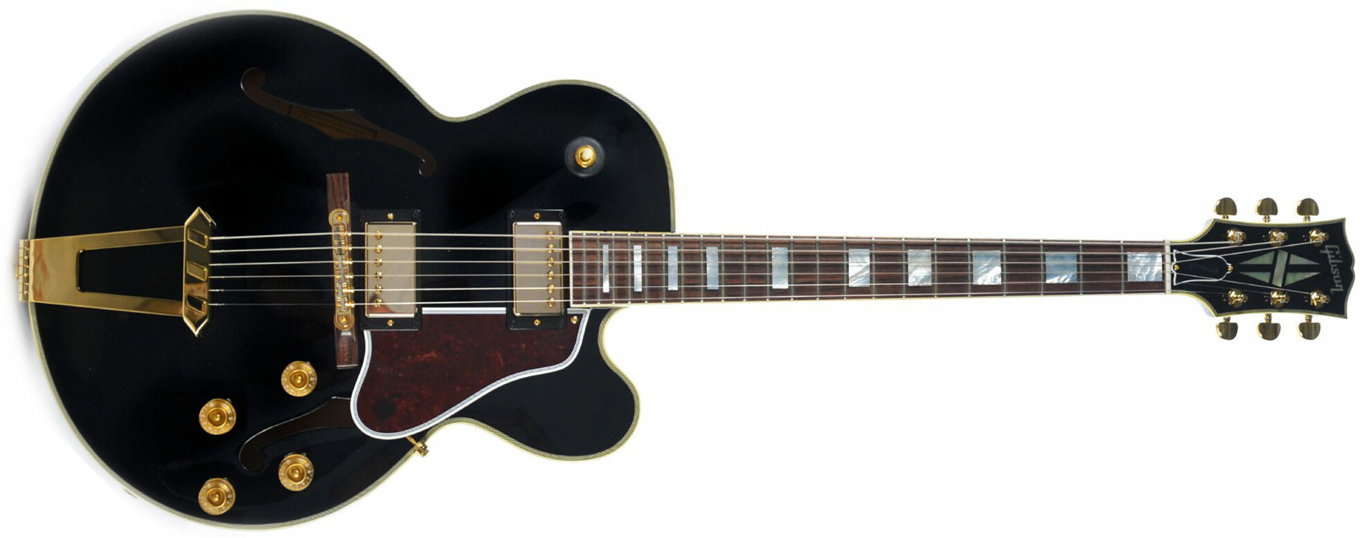 Gibson Es-275 Custom 2018 Ltd - Ebony - Hollow-body electric guitar - Main picture