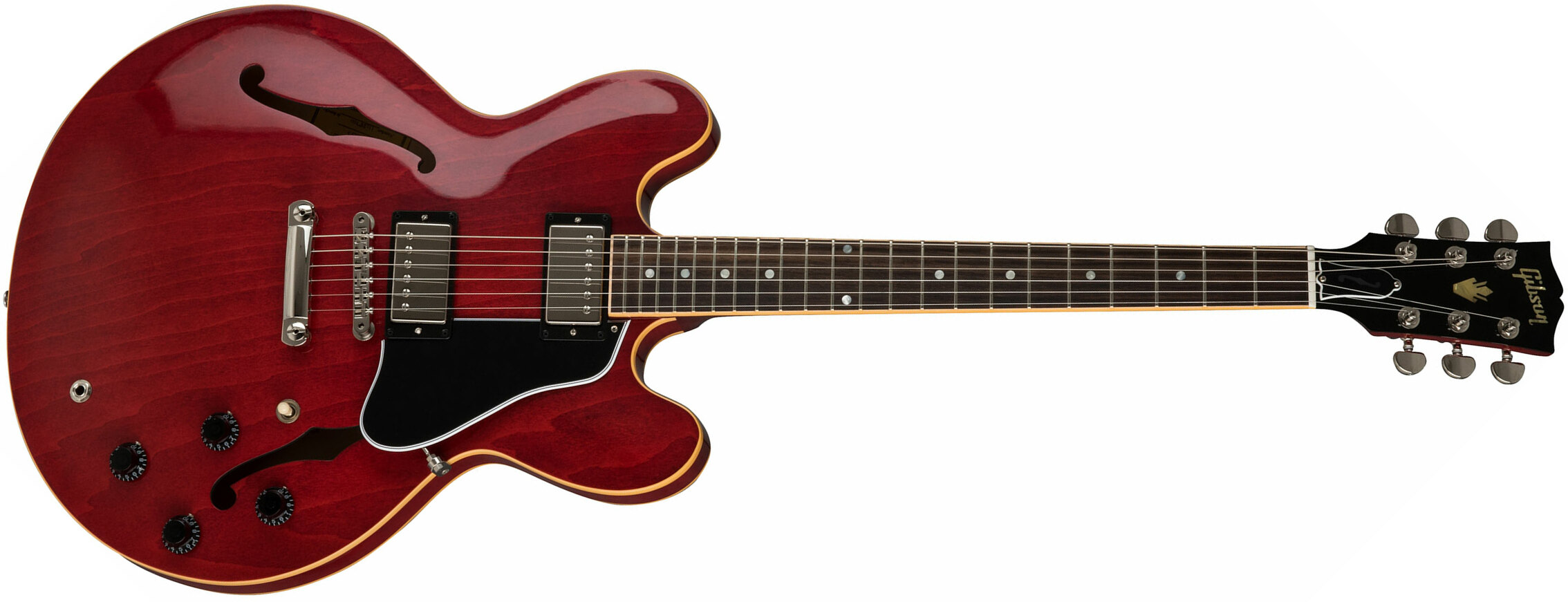 Gibson Es-335 Dot 2019 Hh Ht Rw - Antique Faded Cherry - Semi-hollow electric guitar - Main picture