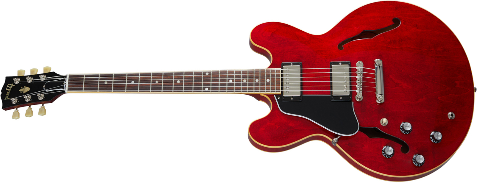 Gibson Es-335 Dot Lh Original 2020 Gaucher 2h Ht Rw - Sixties Cherry - Left-handed electric guitar - Main picture