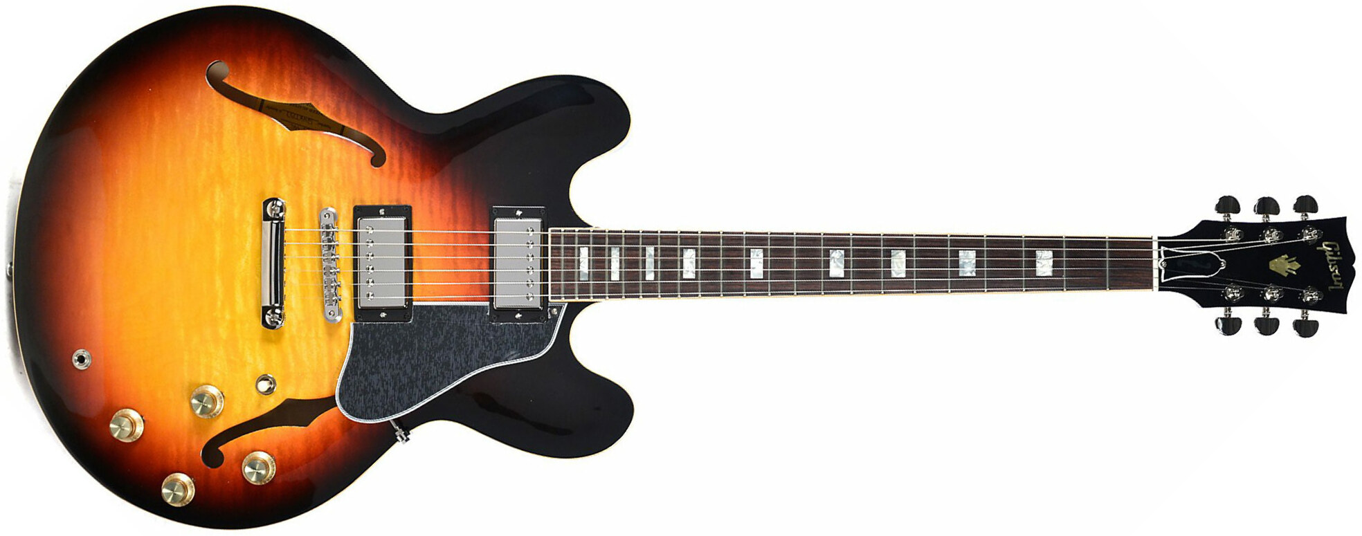 Gibson Es-335 Figured 2018 Ltd - Antique Sunset Burst - Semi-hollow electric guitar - Main picture
