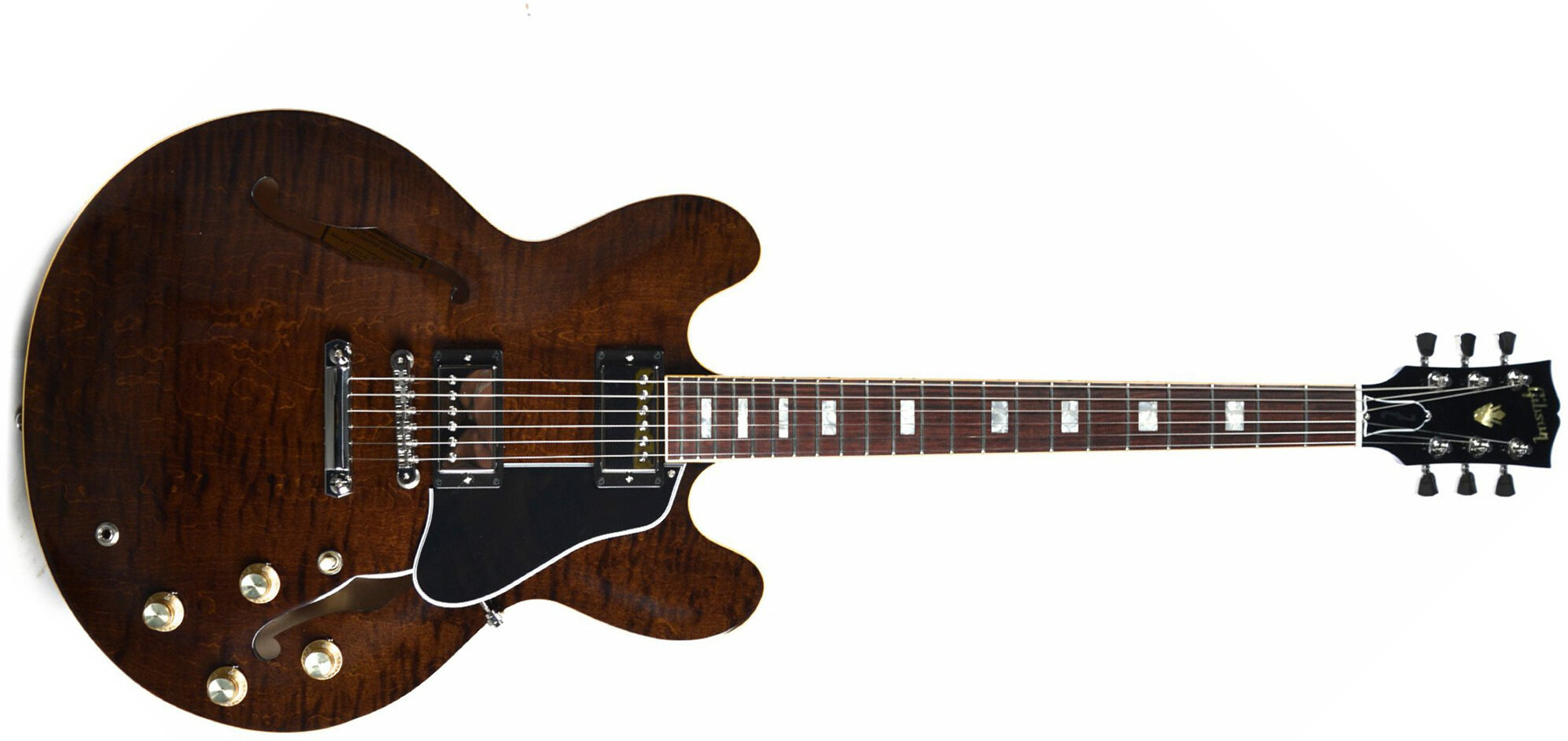 Gibson Es-335 Figured 2018 Ltd - Antique Walnut - Semi-hollow electric guitar - Main picture