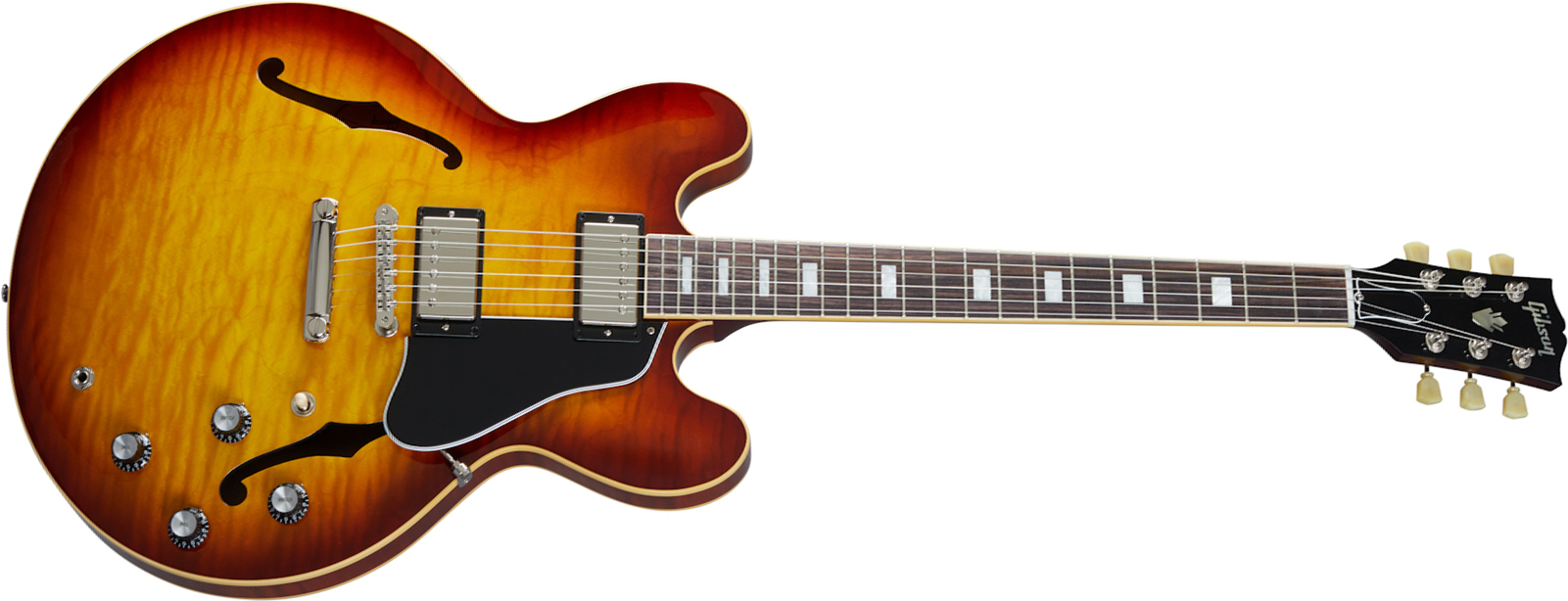 Gibson Es-335 Figured Original 2020 2h Ht Rw - Iced Tea - Semi-hollow electric guitar - Main picture