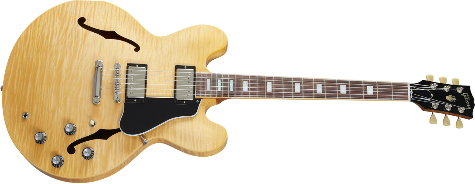 Gibson Es-335 Figured Original 2020 2h Ht Rw - Antique Natural - Semi-hollow electric guitar - Main picture