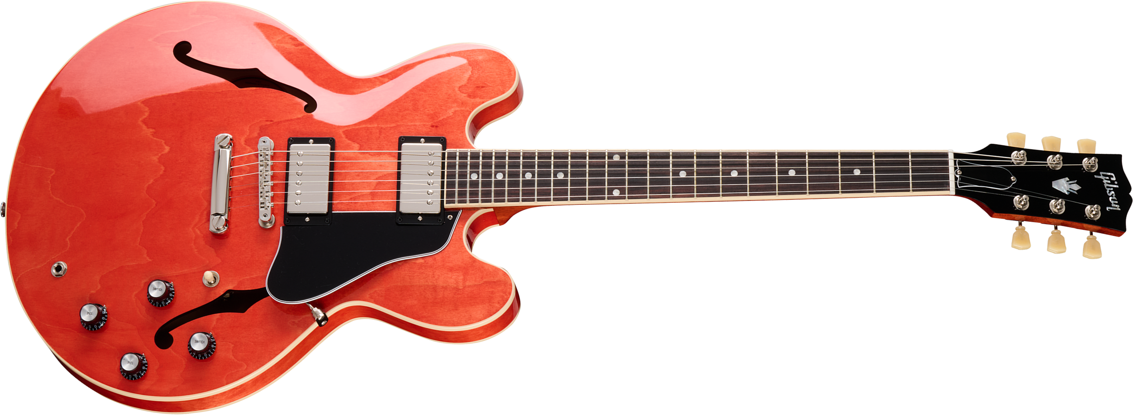 Gibson Es-335 Original Custom Color 2h Ht Rw - Watermelon - Semi-hollow electric guitar - Main picture
