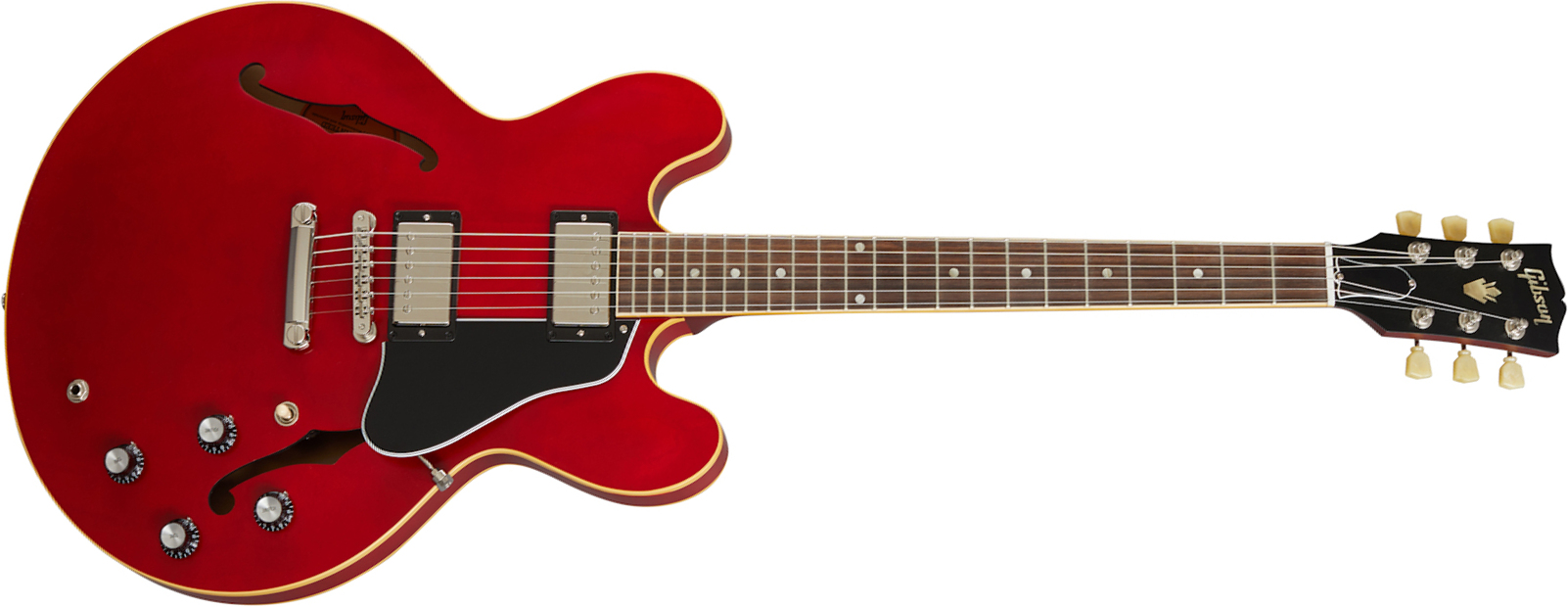 Gibson Es-335 Satin Modern 2020 2h Ht Rw - Satin Cherry - Semi-hollow electric guitar - Main picture