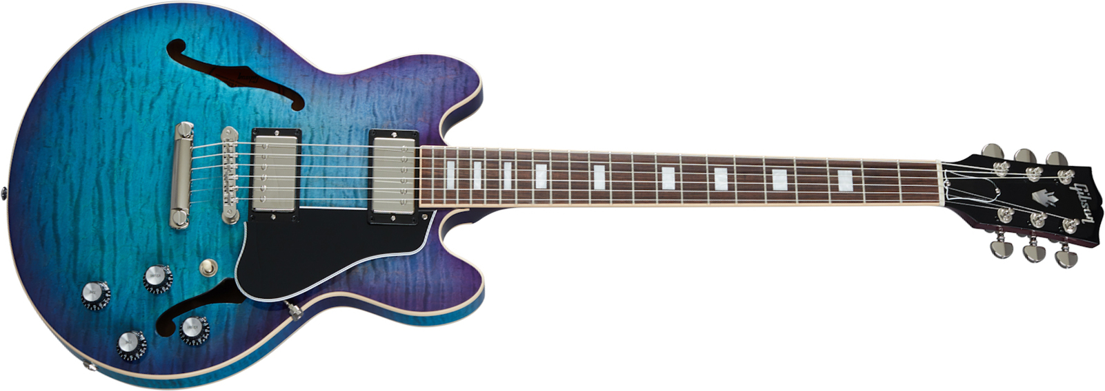 Gibson Es-339 Figured Modern 2020 2h Ht Rw - Blueberry Burst - Semi-hollow electric guitar - Main picture