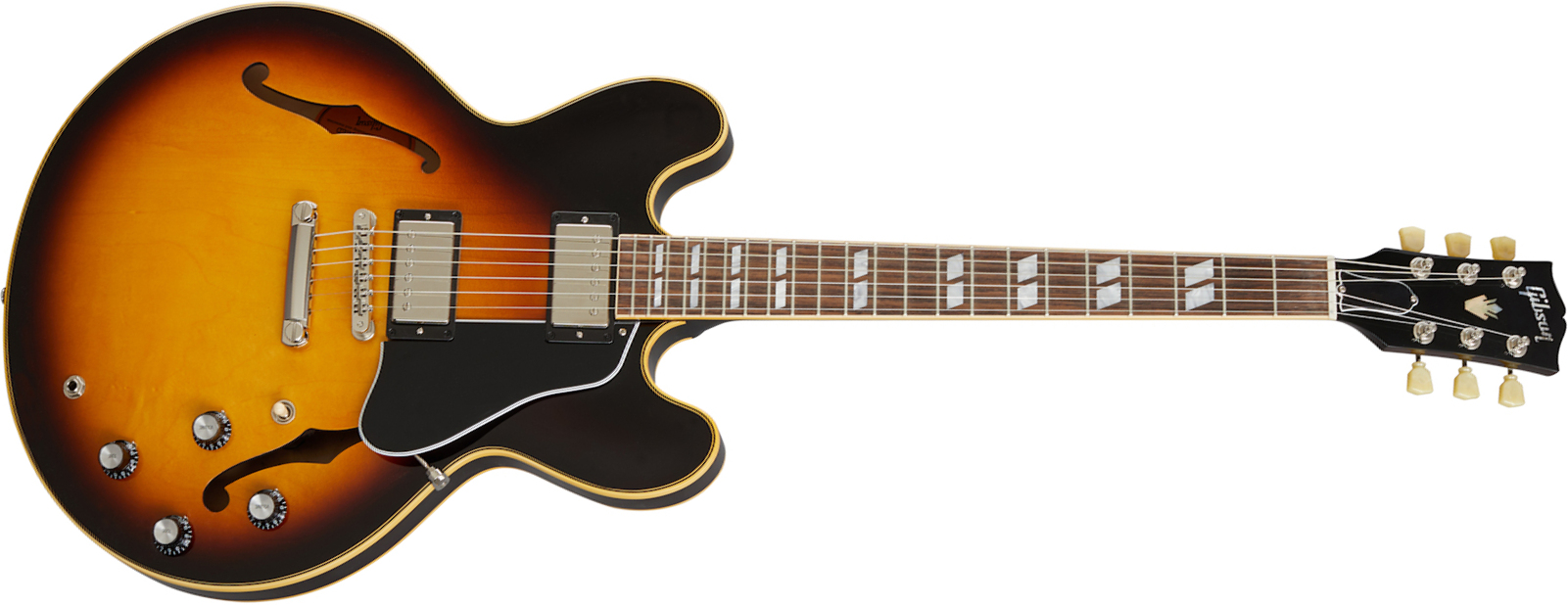 Gibson Es-345 Original 2020 2h Ht Rw - Vintage Burst - Semi-hollow electric guitar - Main picture