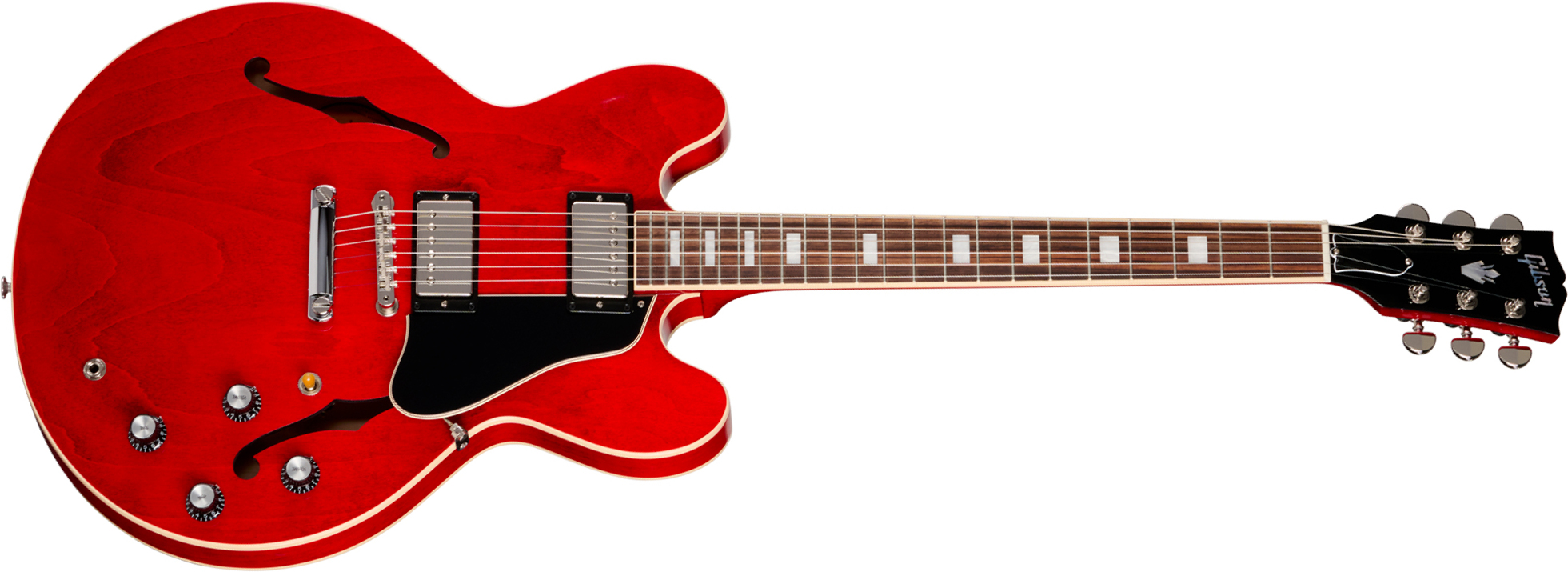 Gibson Es335 60s Usa 2h Ht Rw - Sixties Cherry - Semi-hollow electric guitar - Main picture