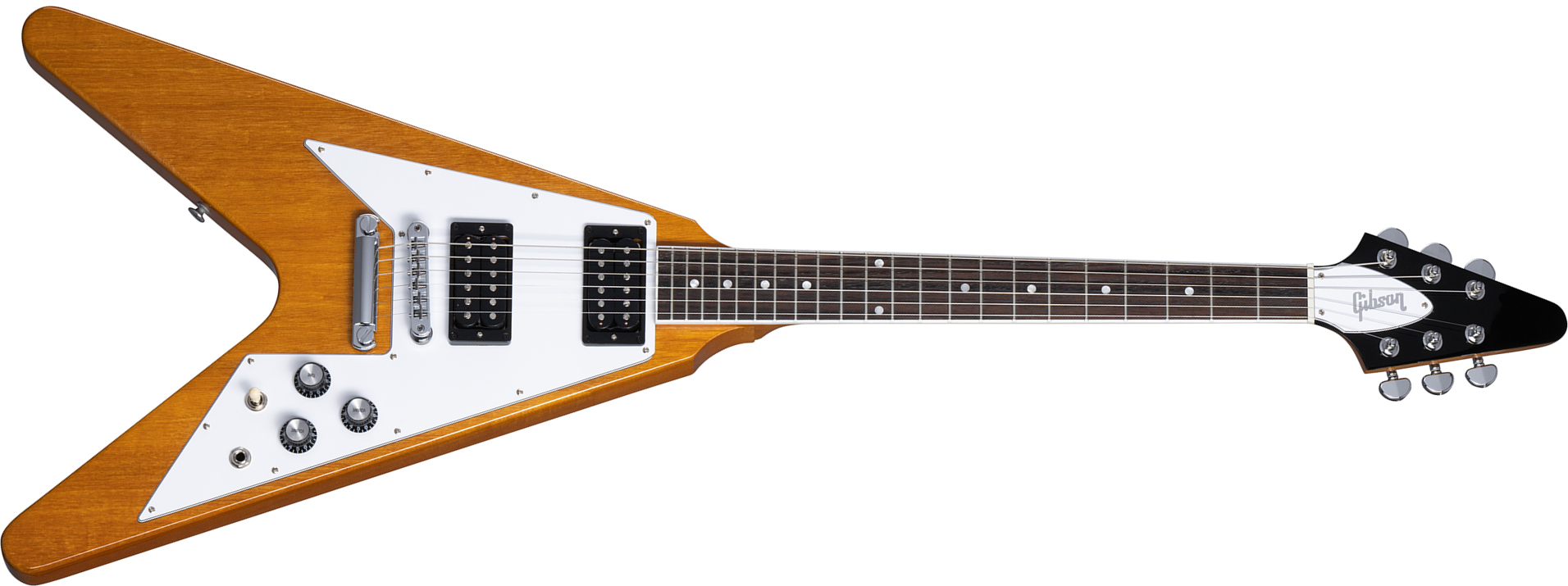 Gibson Flying V 70s Original 2h Ht Rw - Antique Natural - Metal electric guitar - Main picture
