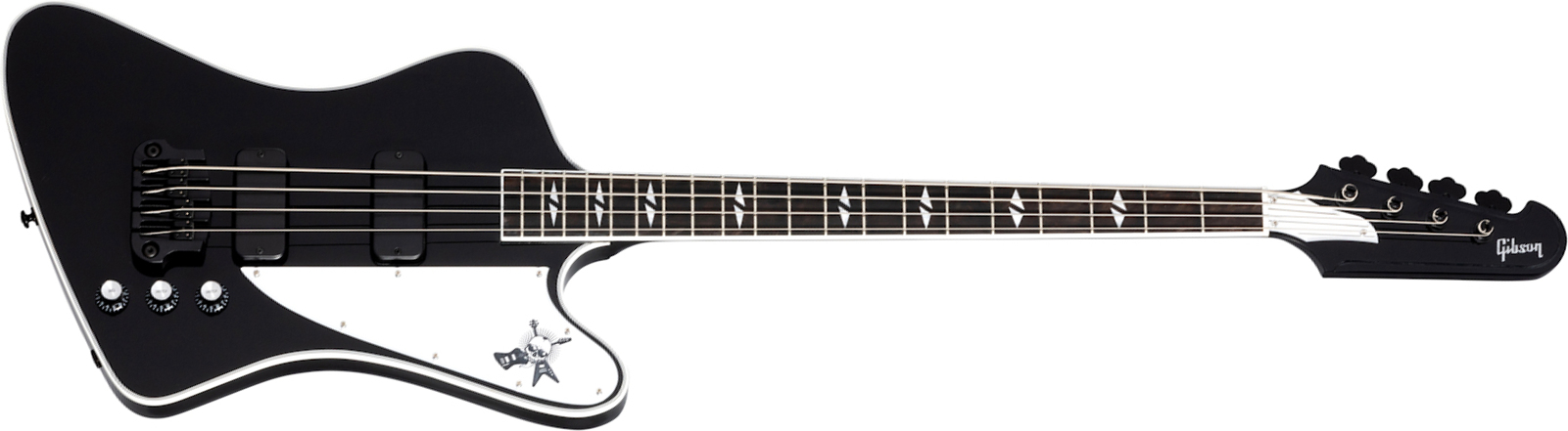 Gibson Gene Simmons Thunderbird G2 Signature Eb - Ebony - Solid body electric bass - Main picture