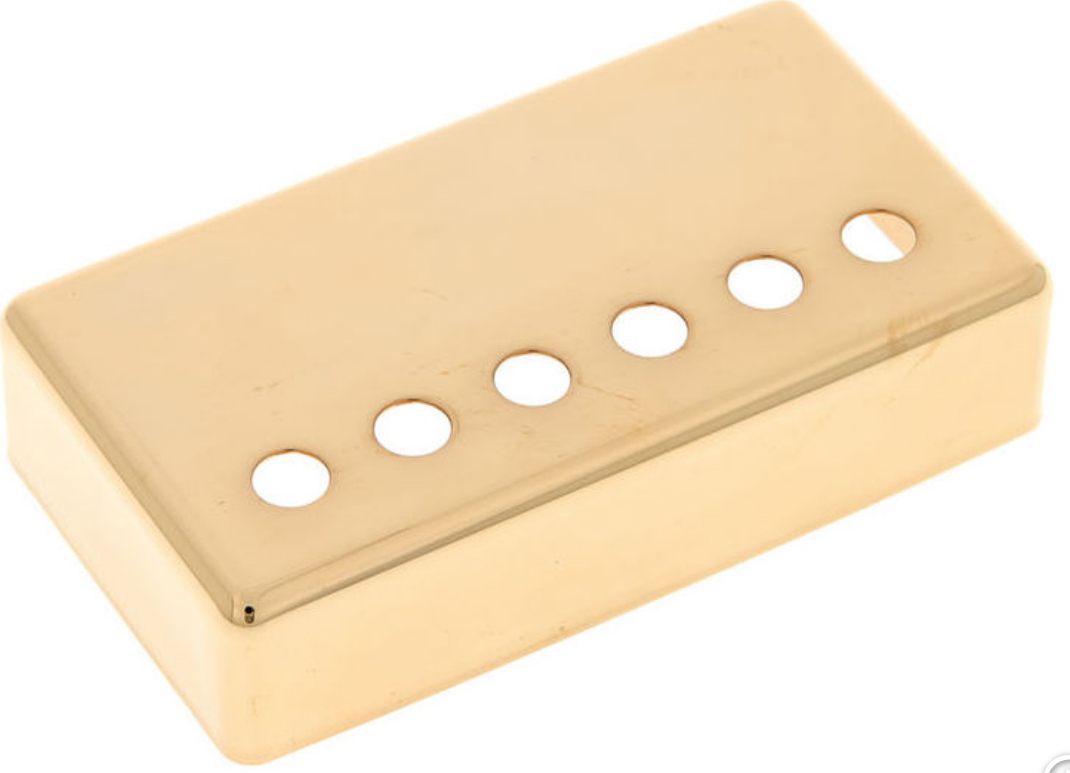Gibson Humbucker Cover Neck Manche Gold - Pickup cover - Main picture