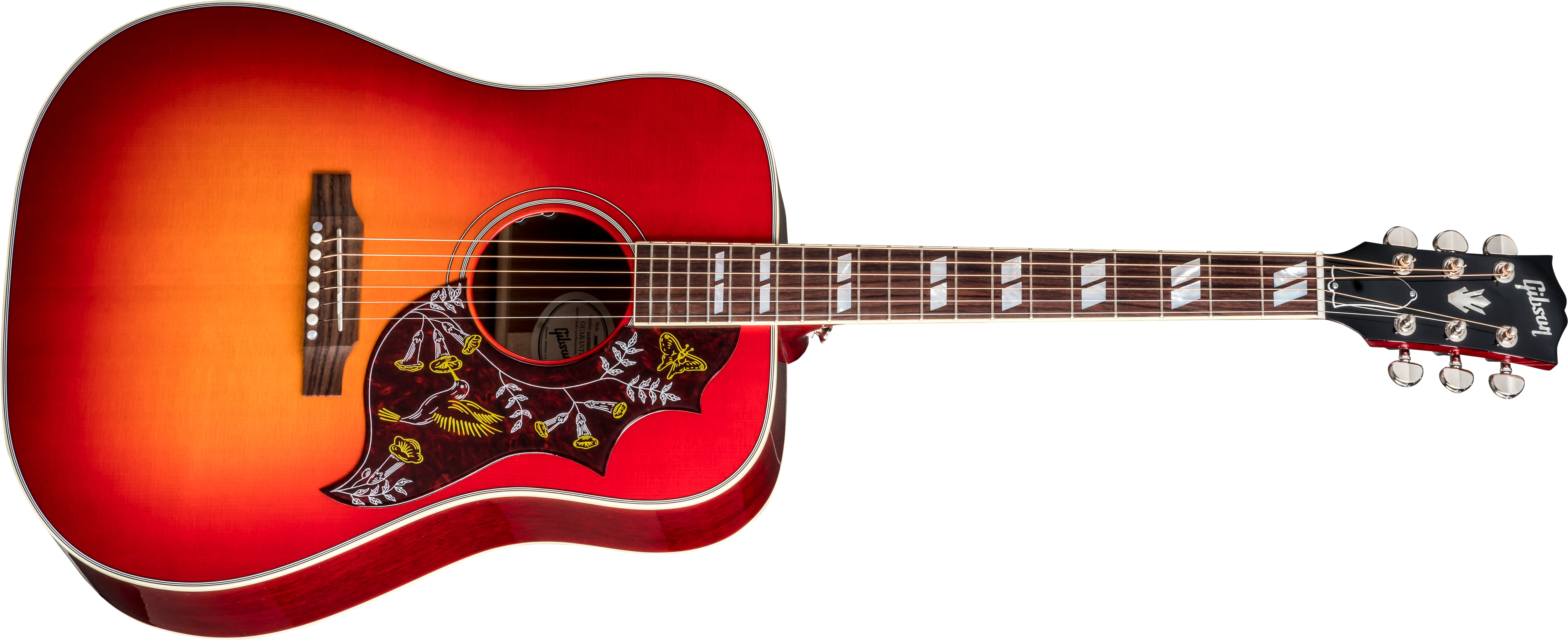 Gibson Hummingbird 2019 Dreadnought Epicea Acajou Rw - Vintage Cherry Sunburst - Acoustic guitar & electro - Main picture