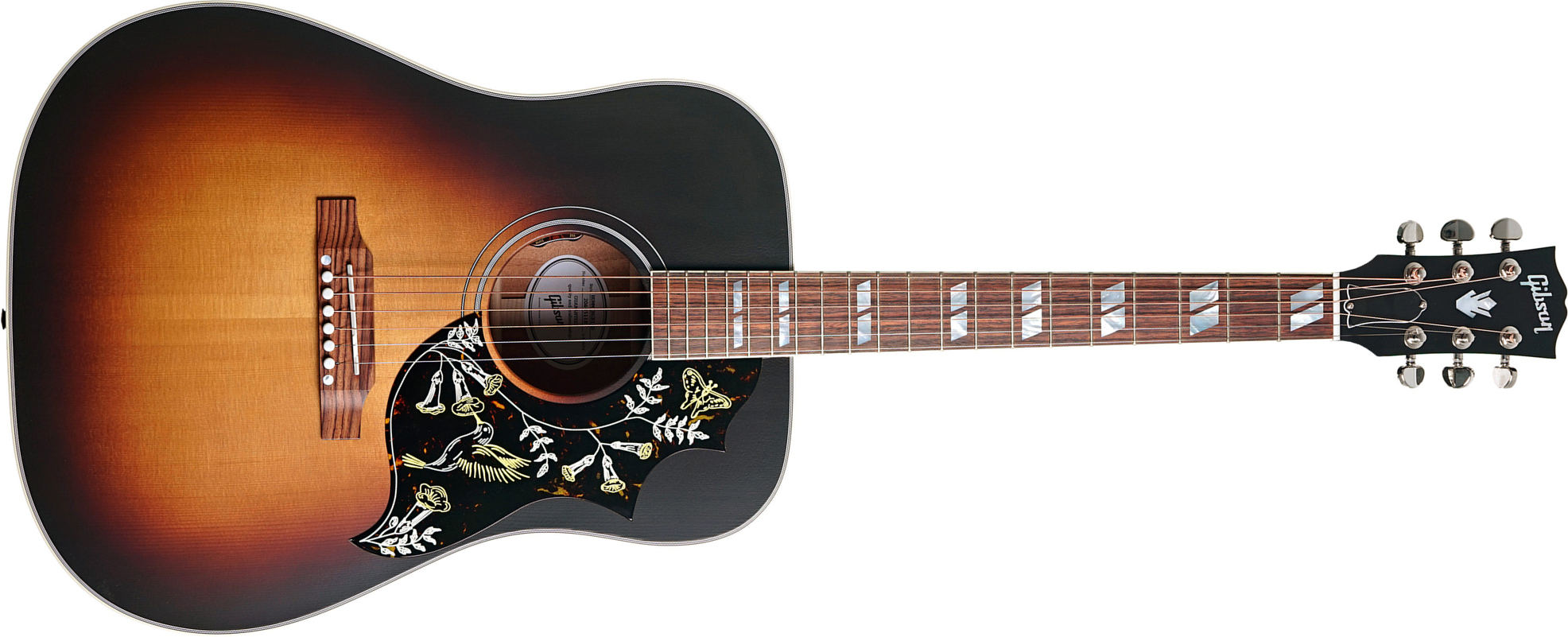 Gibson Hummingbird Faded Modern Dreadnought Epicea Acajou Rw - Vintage Sunburst - Folk guitar - Main picture