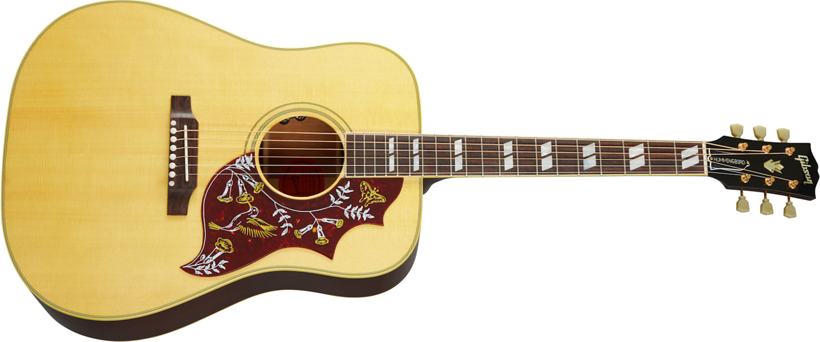 Gibson Hummingbird Original 2020 Dreadnought Epicea Acajou Rw - Antique Natural - Electro acoustic guitar - Main picture