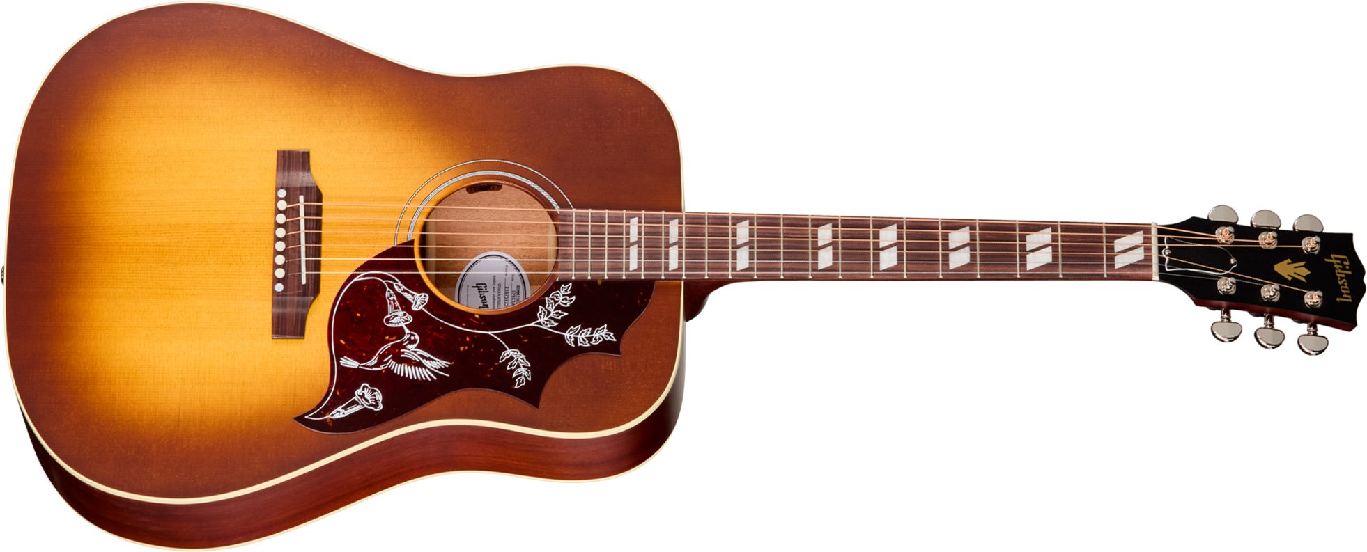 Gibson Hummingbird Special Modern Dreadnought Cbd Epicea Acajou Rw - Satin Honey Burst - Folk guitar - Main picture