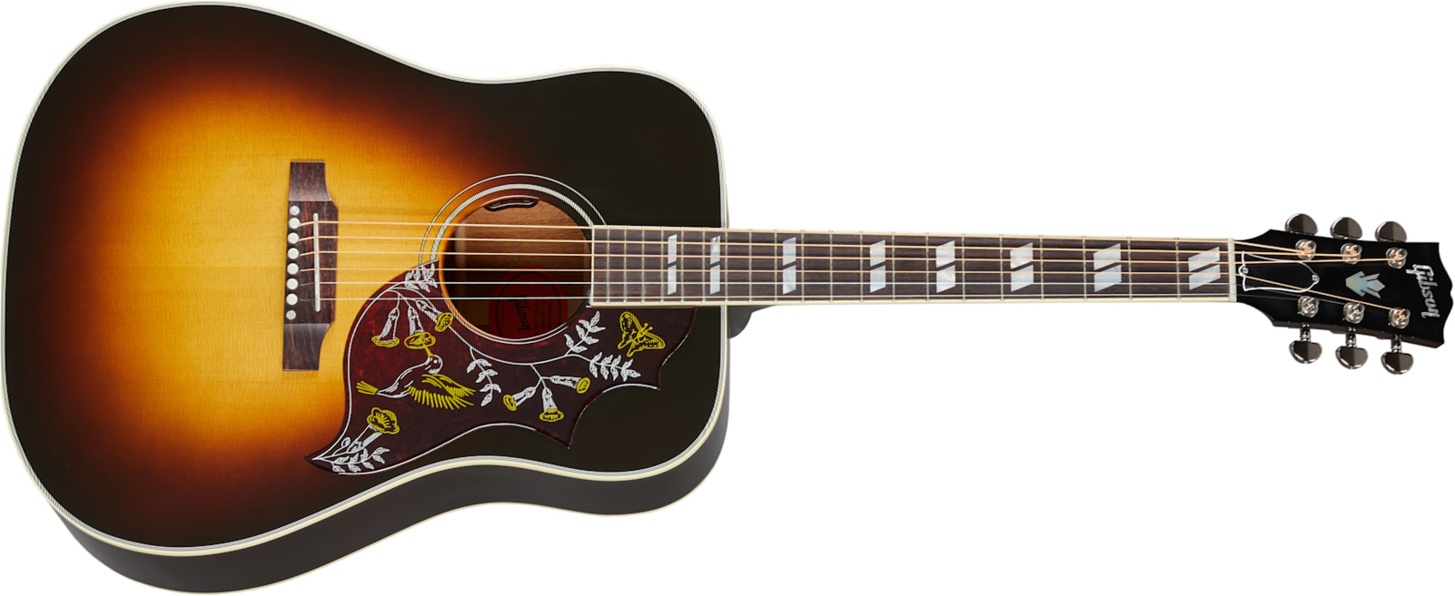 Gibson Hummingbird Standard Modern Dreadnought Epicea Acajou Rw - Vintage Sunburst - Electro acoustic guitar - Main picture