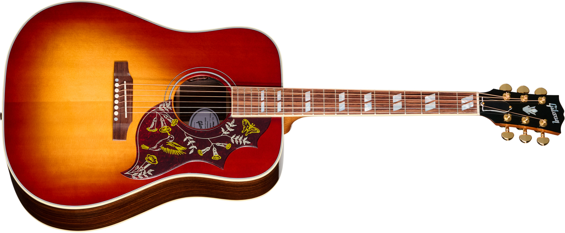 Gibson Hummingbird Standard Rosewood (baggs Hifi Dna) Dreadnought Epicea Palissandre Rw - Rosewood Burst - Folk guitar - Main picture