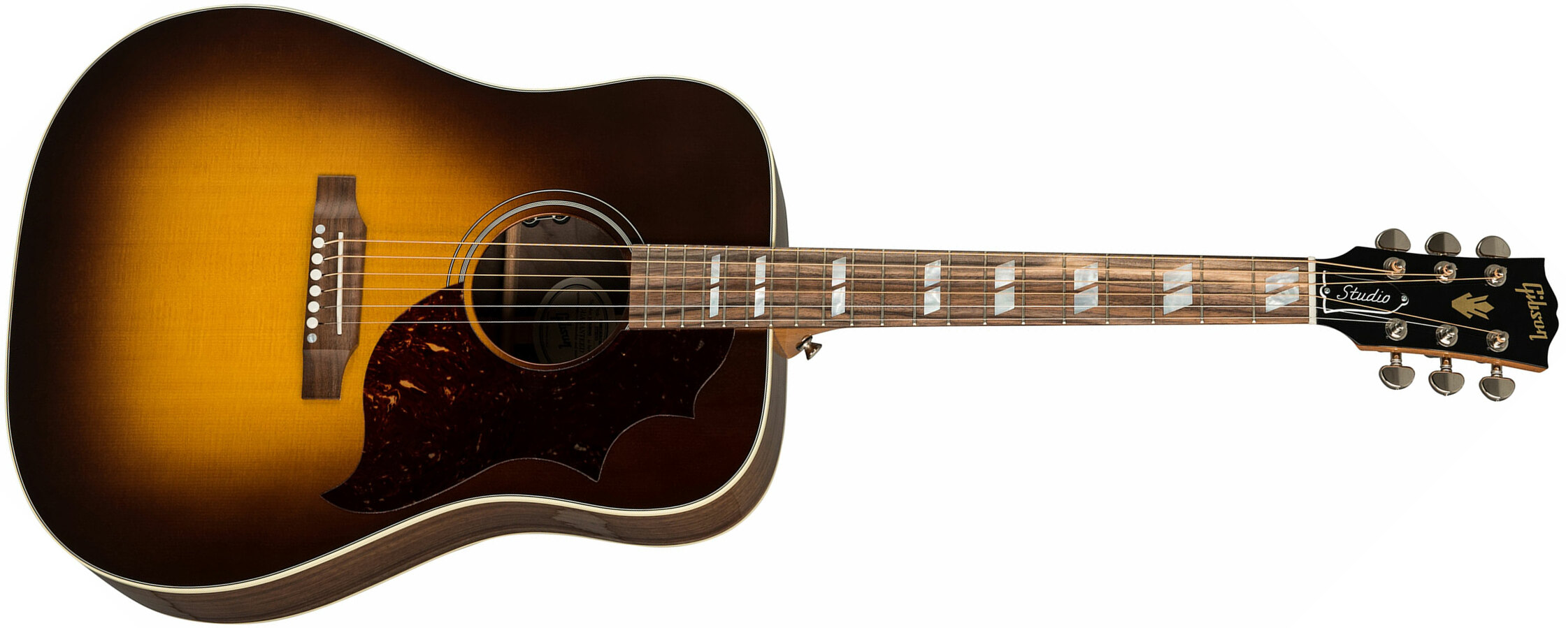 Gibson Hummingbird Studio 2019 Dreadnought Epicea Noyer Wal - Walnut Burst - Acoustic guitar & electro - Main picture