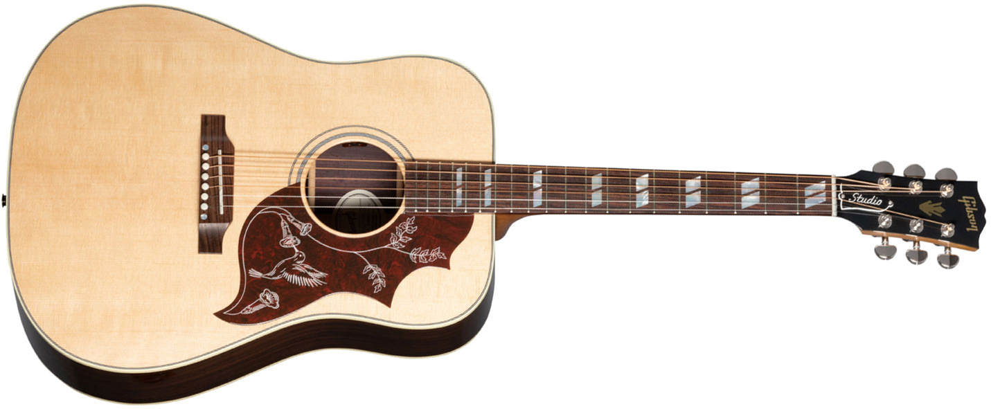 Gibson Hummingbird Studio Rosewood Modern 2023 Dreadnought Epicea Palissandre Rw - Antique Natural - Electro acoustic guitar - Main picture