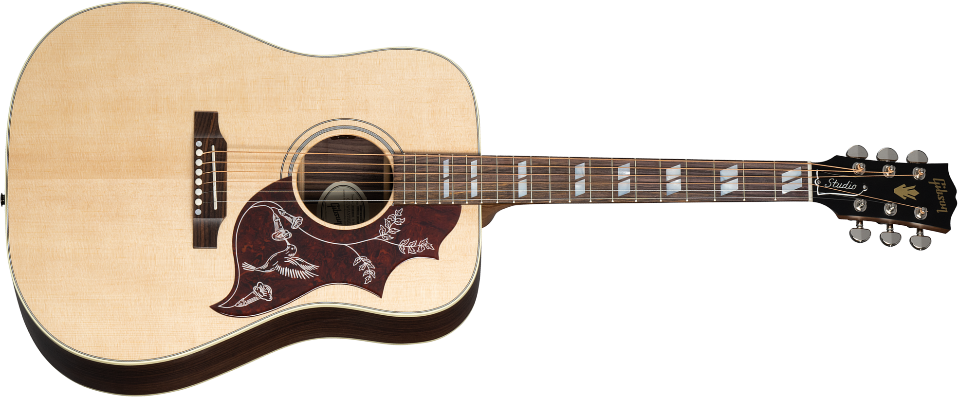Gibson Hummingbird Studio Rosewood Modern 2024 Dreadnought Epicea Palissandre Rw - Satin Natural - Folk guitar - Main picture