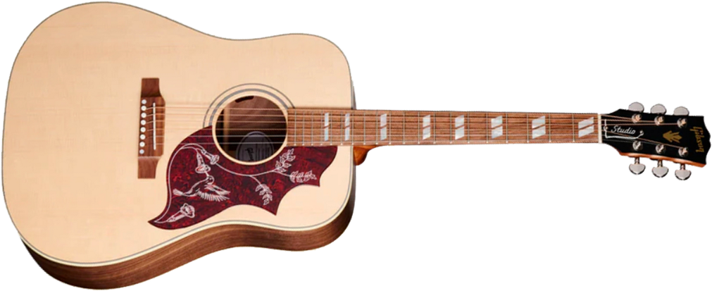 Gibson Hummingbird Studio Walnut Dreadnought Epicea Noyer Wal - Natural - Folk guitar - Main picture