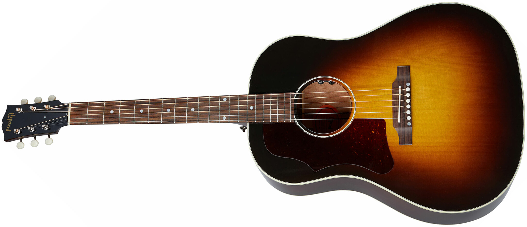 Gibson J-45 50s Lh Original 2020 Dreadnought Gaucher Epicea Acajou Rw - Vintage Sunburst - Electro acoustic guitar - Main picture