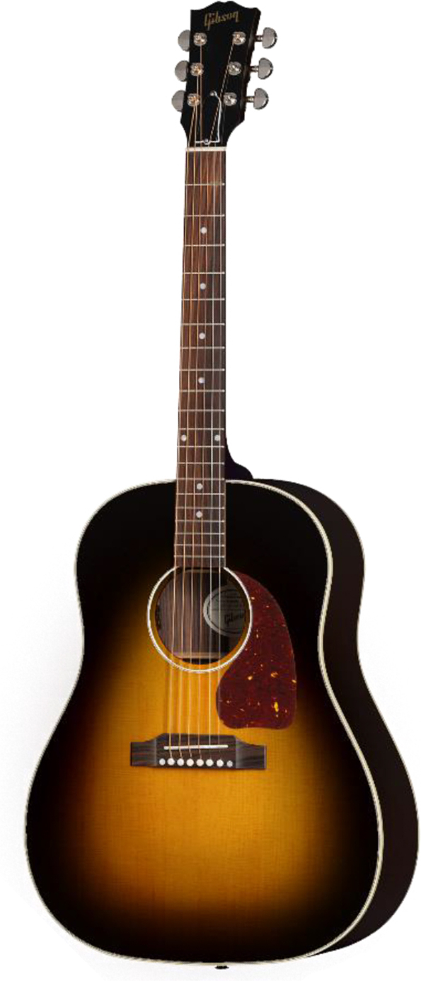 Gibson J-45 Special Dreadnought Epicea Acajou Rw - Satin Vintage Sunburst - Folk guitar - Main picture